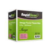 RapidClean Image Facial Tissue Box 100 Sheets