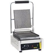Apuro Bistro Single Contact Grill Ribbed Plates