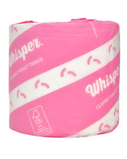 Whisper Toilet Tissue 1PLY 1000 Sheets