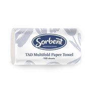 Sorbent Professional 25412 TAD Multifold Hand Towel 1ply 150 Sheets