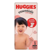 Huggies Essentials Walker Nappies (13-18kg) | Size 5