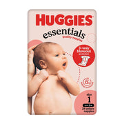 Huggies Essentials Newborn Nappies (0-5kg) | Size 1