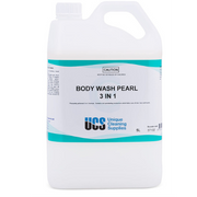 3-in-1 Body Wash Pearl 5L – moisturizing shampoo, conditioner, and hand wash for hotels, gyms, and commercial use