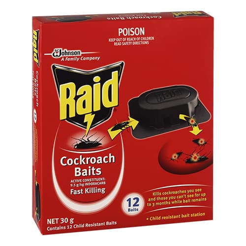 Raid Cockroach Bait 12 Pack | Commercial Cleaning Supplies – Unique ...