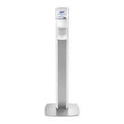 PURELL® MESSENGER ES8 Silver Panel Floor Stand with Dispenser