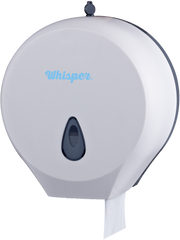 Whisper Single Jumbo Toilet Roll Dispenser