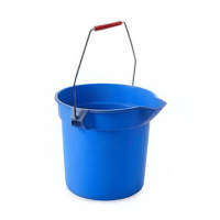 9L blue spout bucket with metal handle – ideal for cleaning and gardening.