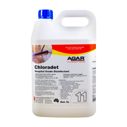 Agar CHLORADET 5L – high-performance commercial cleaner or polish for vinyl, timber, and hard floors