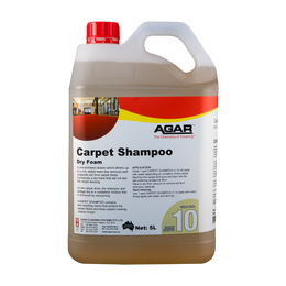 Agar CARPET SHAMPOO 5L – high-performance commercial cleaner or polish for vinyl, timber, and hard floors
