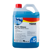 Agar FAST GLASS 5L – high-performance commercial cleaner or polish for vinyl, timber, and hard floors