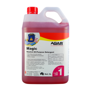 MAGIC is a fragrant, high-foaming detergent that is concentrated yet mild and gentle on the hands. It is ideal for surfaces requiring a non-alkaline detergent.