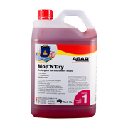 Agar MOP'N'DRY 5L – high-performance commercial cleaner or polish for vinyl, timber, and hard floors