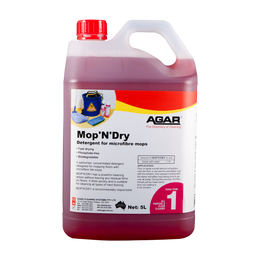 Agar MOP'N'DRY 5L – high-performance commercial cleaner or polish for vinyl, timber, and hard floors