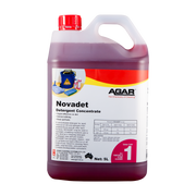 Agar NOVADET 5L – high-performance commercial cleaner or polish for vinyl, timber, and hard floors