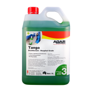 TANGO is a hospital-grade disinfectant that combines germicidal activity with cleaning power and perfumed deodorising action. It can be used on all hard surfaces.
