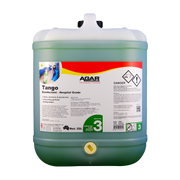 TANGO is a hospital-grade disinfectant that combines germicidal activity with cleaning power and perfumed deodorising action. It can be used on all hard surfaces.