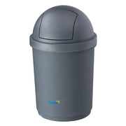 Oates Domed Bin - Grey 28L