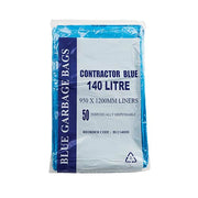 Austar 140L Blue All Purpose Garbage Bags - BLU140LT