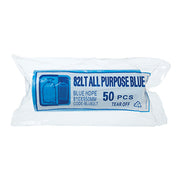 Austar 82L Blue All Purpose Garbage Bags - BLU82LT
