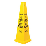 Oates Large Caution Wet Floor Cone - 1040mm High