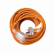 Cleanstar Rubber Extension Lead - 20m Orange