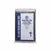 Austar 120L Contractor Black Garbage Bags - CON120LT