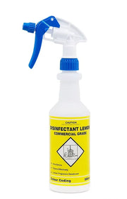 500ml spray bottle with trigger, ideal for cleaning solutions, disinfectants, and multi-purpose liquid dispensing.