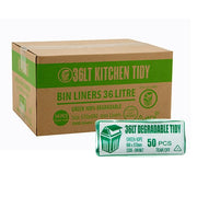 Austar 36L Green EPI Degradable Kitchen Tidy Liner - ENV36LT