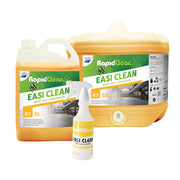 RapidClean Easi Clean heavy-duty degreaser products on a white background