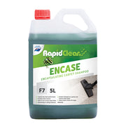RapidClean Encase encapsulating carpet shampoo container on a white background