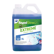 RapidClean Extreme laundry liquid container on a white background