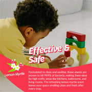 Eco Basics Floor Cleaner Sheets - Lemon Myrtle (40 Sheets)