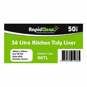 RapidClean Office and Kitchen Tidy Liners 36L