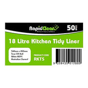 RapidClean Office and Kitchen Tidy Liners 18L