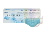 Medicom Premier Facemasks Level 2 – Disposable, ASTM F2100 certified, fluid-resistant, three-ply face masks, pack of 50