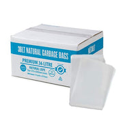 Austar 36L Premium Clear Kitchen Tidy Liner - NAT36LT