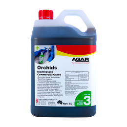 ORCHIDS is a disinfectant and detergent designed to sanitise, clean, and perfume all hard surfaces where hygiene is essential.