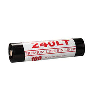 Austar 240L Premium Black Garbage Bag Roll - PR240LTR