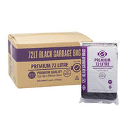 Austar 72L Premium Black Bin Liners