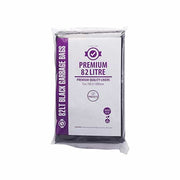Austar 82L Premium Black Bin Liners