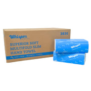 Whisper Superior Soft Multi fold Hand Towel 1PLY TAD