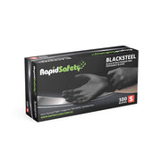 RapidSafety Blacksteel Black Nitrile Powder Free Gloves