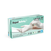 RapidSafety Latex PF Natural Powder Free Gloves