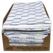 Sabco Professional Biodegradable Cloths Bulk - 50pk Blue