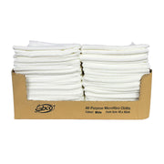 Sabco Professional Microfibre Cloths Bulk - 50pk White