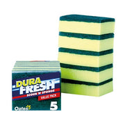 Oates Durafresh Scour 'N' Sponge - 5 Pack