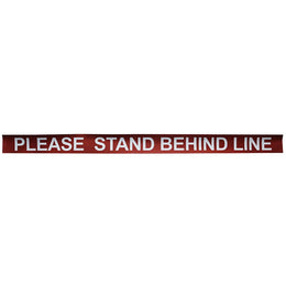 Cleanstar Stand Behind Line Decal