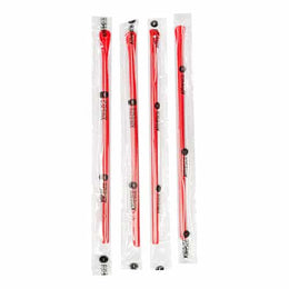 HTP Alfresco Plastic Spoon Straws Individually Wrapped