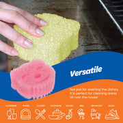 White Magic Scrubtastic Scrub & Wipe Sponge Original 2 Pack