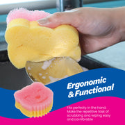 White Magic Scrubtastic Scrub & Wipe Sponge Duo 2 Pack